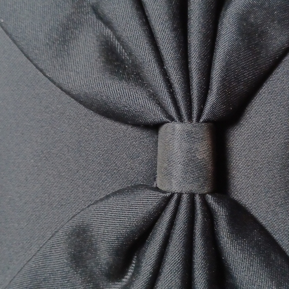 Vintage Satin Black Bow Mini Bag - Picture 8 of 12